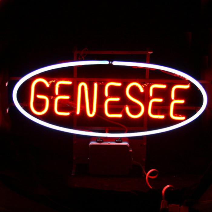 Excellent GENESEE Beer Neon Sign. Great Addition to Any Man Cave! 
Condition: Very Good
Shipping: No
Size:  24"L x 15"H x 3.5"D 