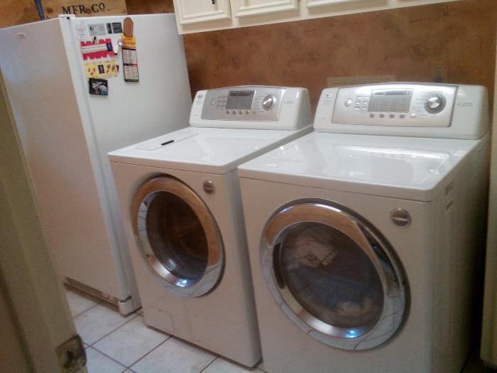 LG Washer & Dryer and Frigidaire Freezer.  At a separate location.  call if interested.  