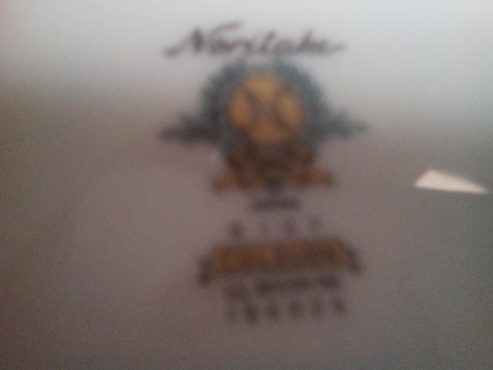Noritake stamp on plates