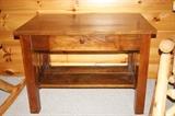 Mission style library table (old)