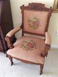 Eastlake needlepoint chair -- gorgeous!