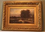 Mid-1800's English oil painting