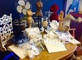 Lots of jewelry display pieces.