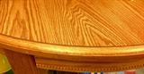 Great Oak table with 4 chairs.