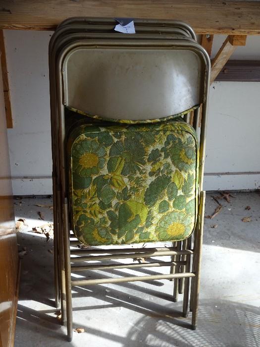 Vintage Folding Chairs- Floral
