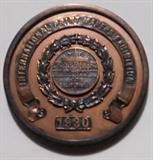 Not For Sale - None of the following medals are for sale. One of Arthur Hall's medals, several are on their way to the Wichita Art Museum.