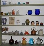 Loads of quality glass, ceramics and pottery.
