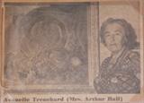 Glada Avanelle Trenchard. One of several newspaper articles about her exhibitions.