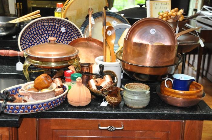 Amazing solid copper cookware