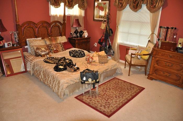 Fantastic master bedroom overflowing with great items!
