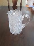Cut Crystal Pitcher