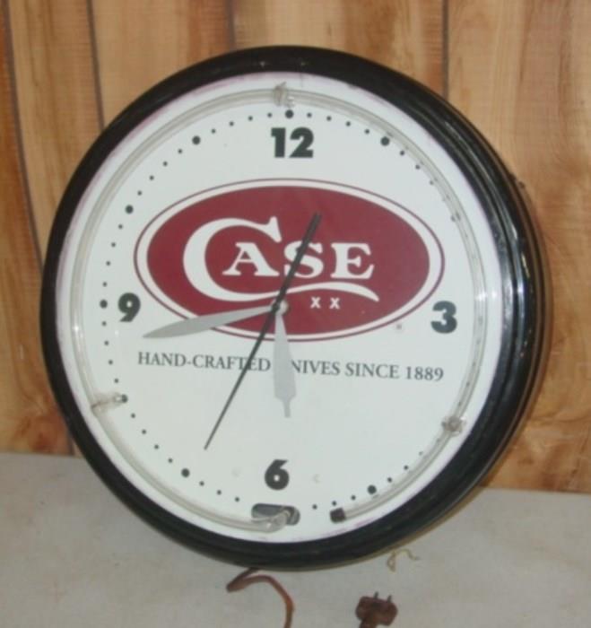 Case XX Advertising Clock