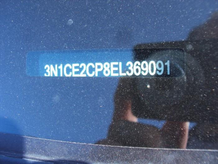 Vin number, 2014 Nissan SV Versa Note 2,755 original miles 