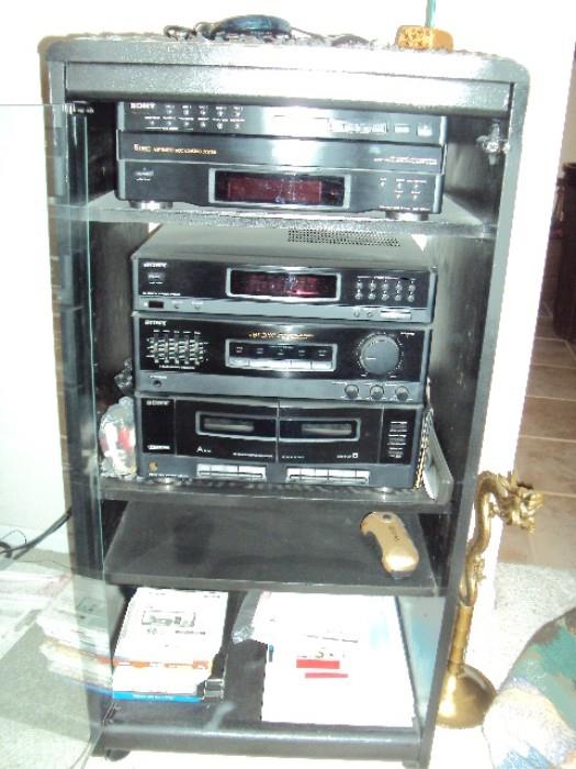 Complete Stereo System, includes cabinet 