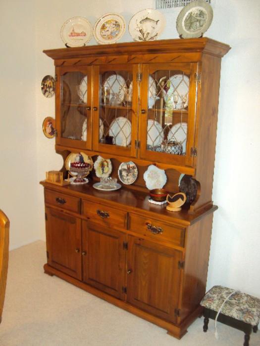 Country Cabinet, 50 plus collector plates