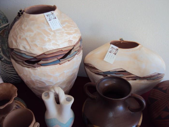many piece of Southwest pottery, 