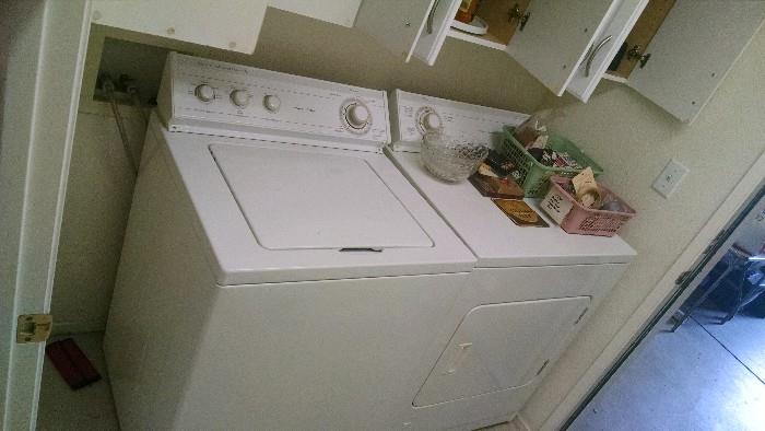 Washer and dryer $125