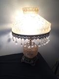 vintage crystal lamp