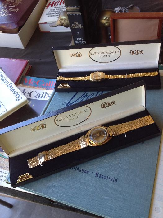 vintage gold filled new seiko watches