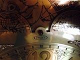 close up of face - grandfather clock