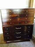 Mid Century Chest - note the cantilever foot feature