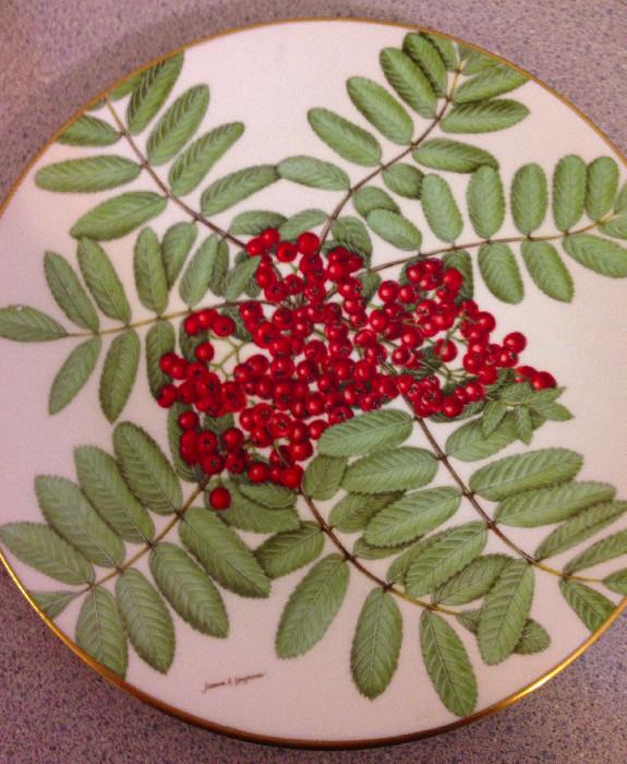 Danbury Mint, Bradford Exchange, Royal Botanic Garden collector plate series