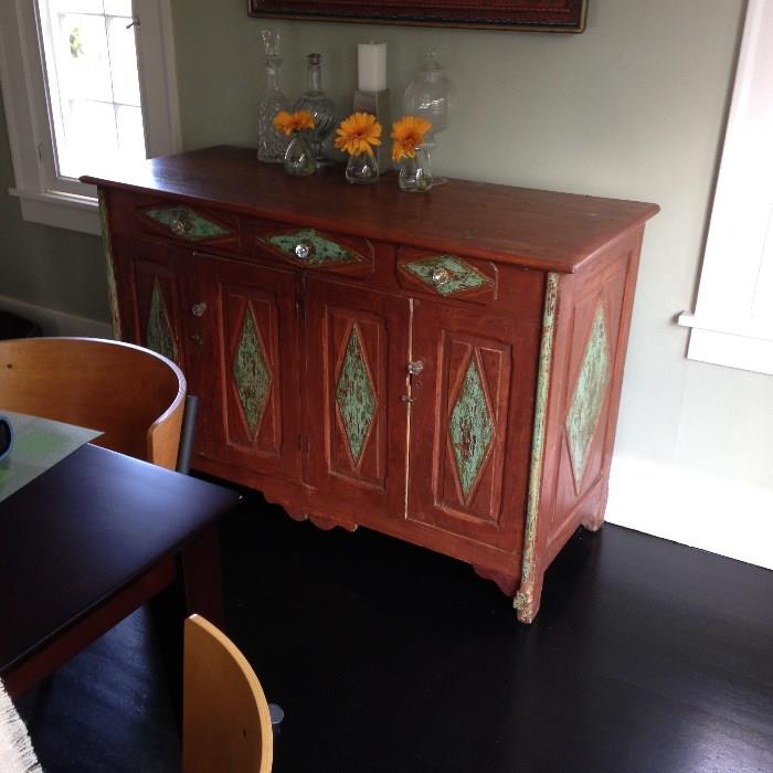 Terrific antique mexican sideboard for sale
