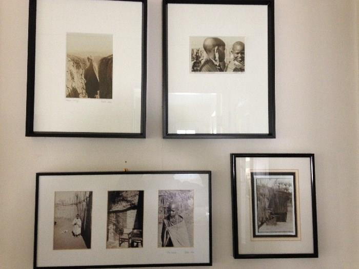 Collectible,  original,  some signed, black and white photographs