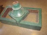 Pedestals, cast iron, 