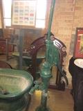 water pump, antique pump