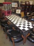Checkerboard table, 