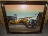 Framed Airplane Art