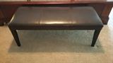 Leather Bench