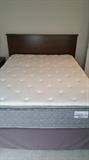 Queen Bed Frame with Mattress and Box Springs