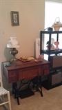 treadle sewing machine table