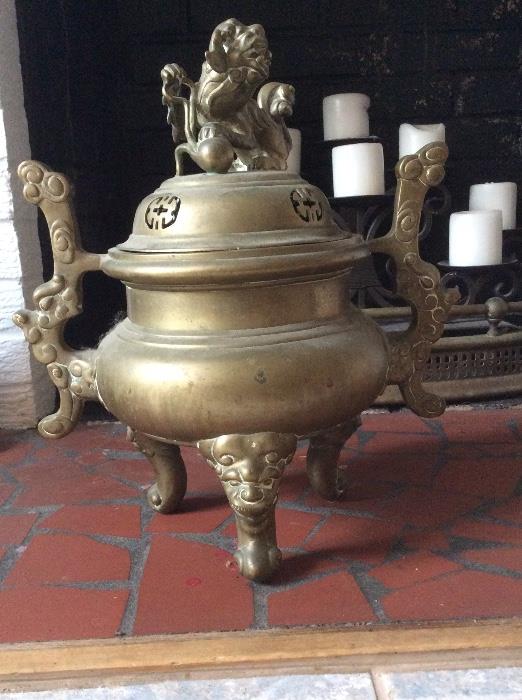 Oriental incense burner-Foo Dog