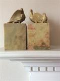Soapstone carved doves used for seals