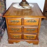 Lamp Table with 3 Drawers      http://bid.auctionbymayo.com/view-auctions/catalog/id/7395/lot/929455/?url=%2Fview-auctions%2Fcatalog%2Fid%2F7395%2F