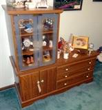 Storage Cabinet with 2 Drawers, Glass Door Display with 2 Doors     http://bid.auctionbymayo.com/view-auctions/catalog/id/7395/lot/929494/?url=%2Fview-auctions%2Fcatalog%2Fid%2F7395%2F