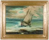 lot #69 - HARVEY B. GOODALE (Mass.-active Alaska, 1900-1980) OIL ON CANVAS 