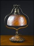 lot #809 - TIFFANY STUDIOS BRONZE DESK LAMP