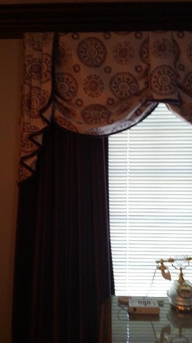 New photo coming soon.  This is the Designer Window Treatments that are also for sale in the Master Bedroom.