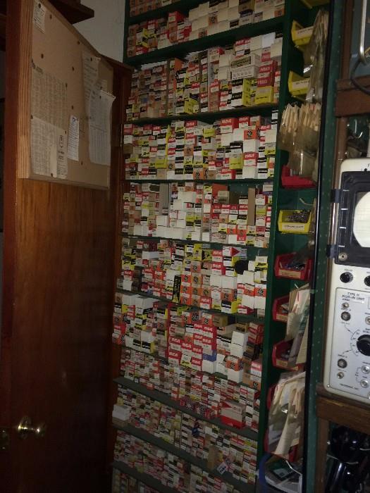 Thousands of radio  tubes  1-2$$ each