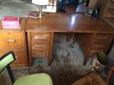 #4 oak desk $75
#7 oak file cabinet $30 —