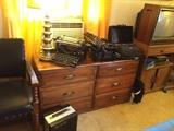 #33 royal typewriter $150
#34 Underwood typewriter $75                                     #29 royal typewriter in case $50                                #13 long chest of drawers $75