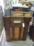 #212 silverton tall old radio $125 