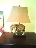 #39 Elephant Lamp $150 
