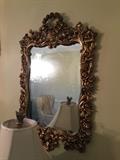 #67 Brass Roses Mirror $45 