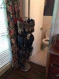 #64 Round Turning Shoe Racks (3) $30 each
