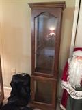 #32 Laminate Curio Cabinet $65 